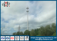 Polygonale Telekommunikations-Monopol-Antennenmasten mit dem heißen Bad galvanisiert