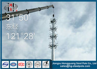 Telekommunikations-Mast-Türme H25m-Höhen-Q345 für Rundfunkindustrie